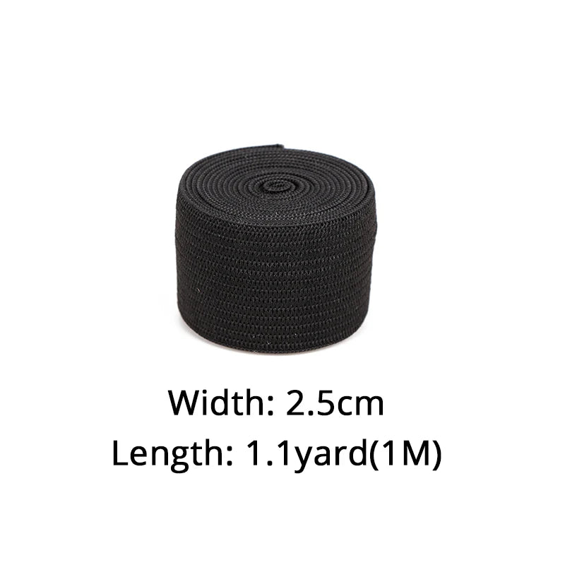Elastic Wig Band – 25mm Nylon Sewing Rubber, 1m/Pack, Strong Stretch Waistband