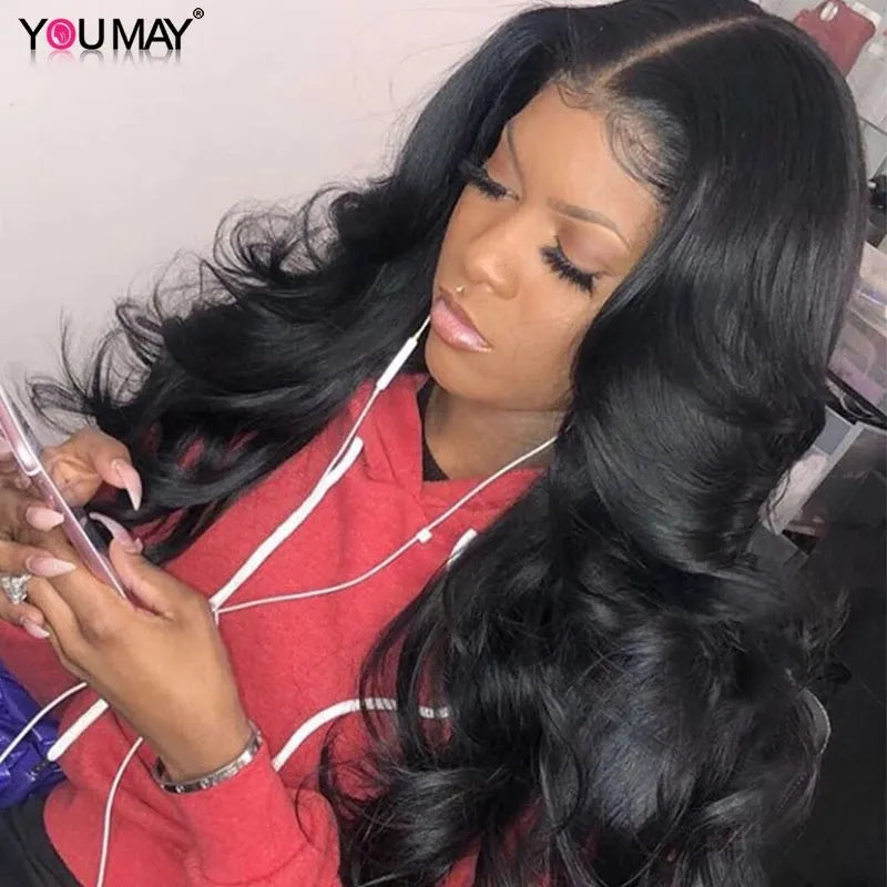 250% Density Body Wave Wig – 13x6 Lace Front, 360 Frontal, 30” Fake Scalp