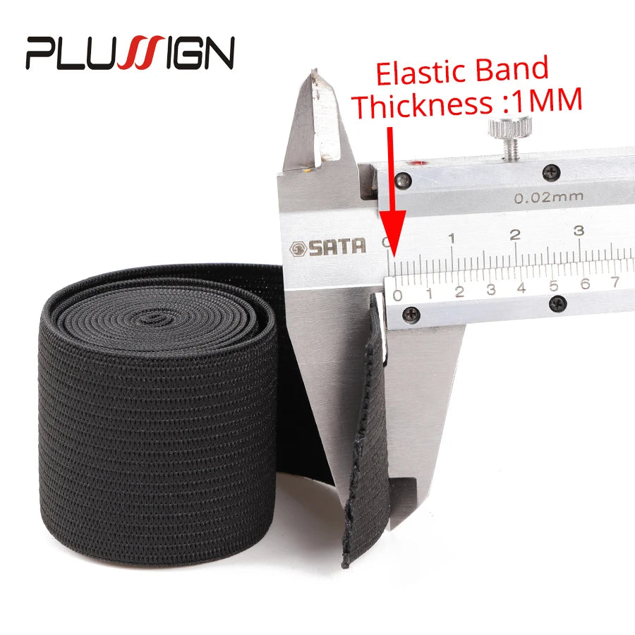 Elastic Wig Band – 25mm Nylon Sewing Rubber, 1m/Pack, Strong Stretch Waistband