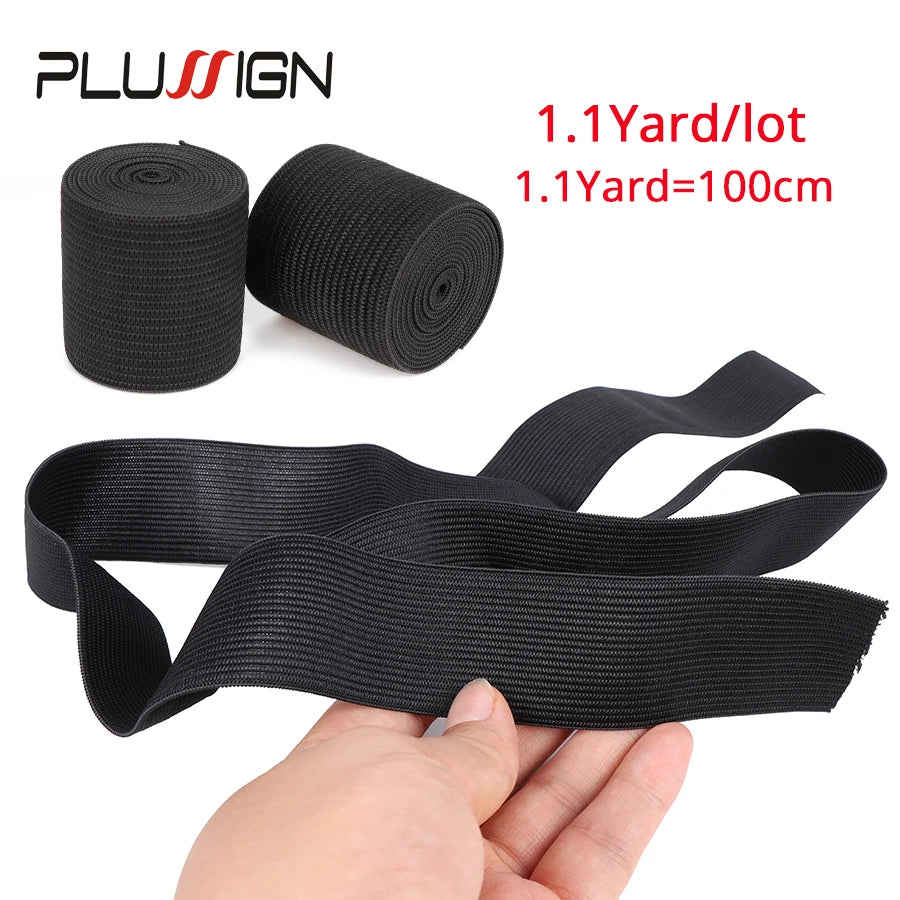 Elastic Wig Band – 25mm Nylon Sewing Rubber, 1m/Pack, Strong Stretch Waistband